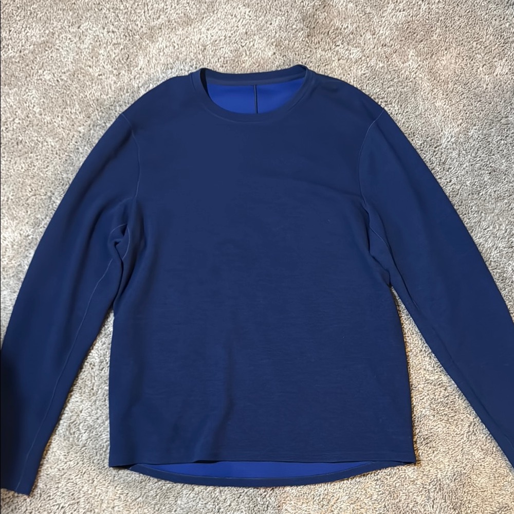 Men's lululemon Blue Waffle Knit Sweater